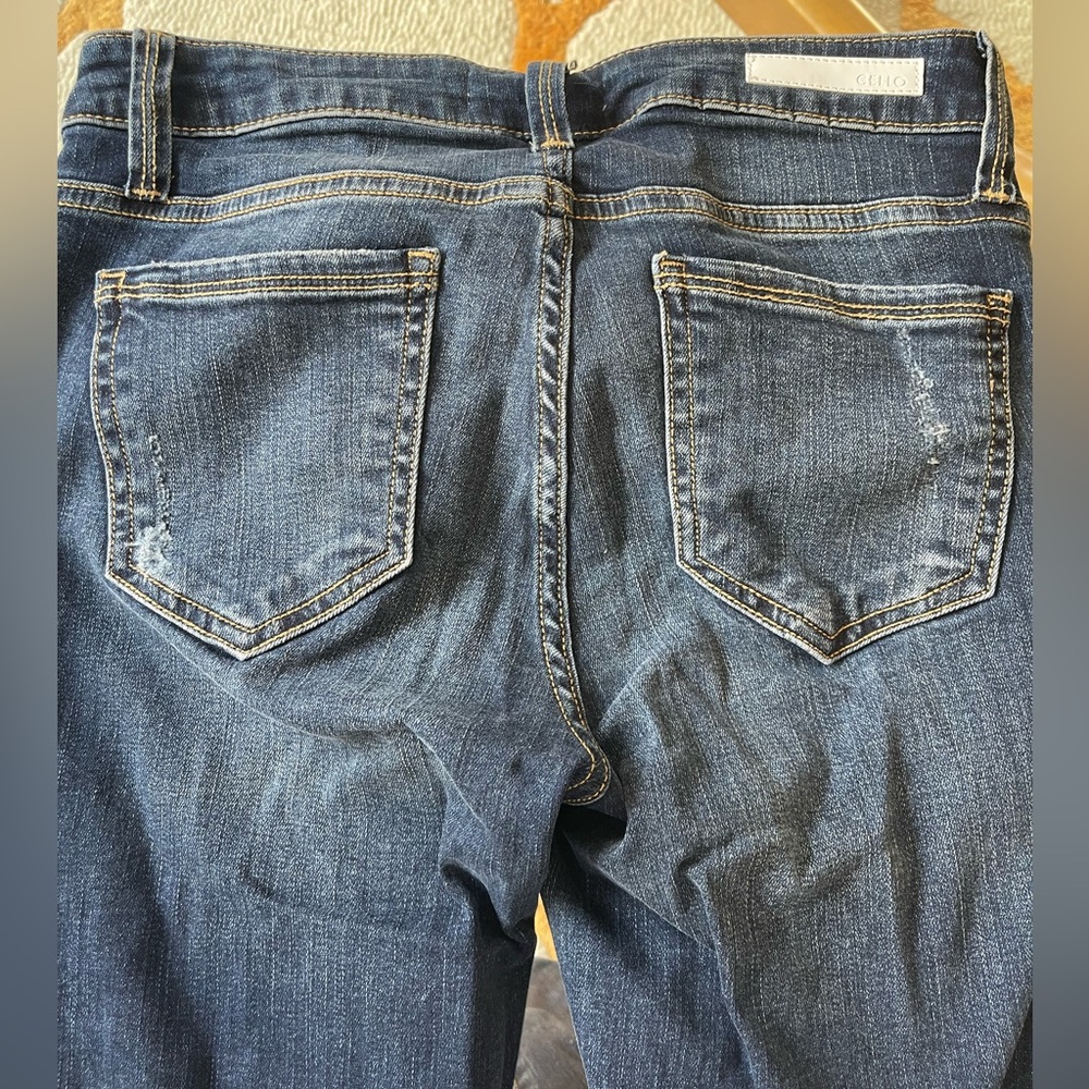 Cello Distressed Blue Jeans for Women - Picture 4 of 4